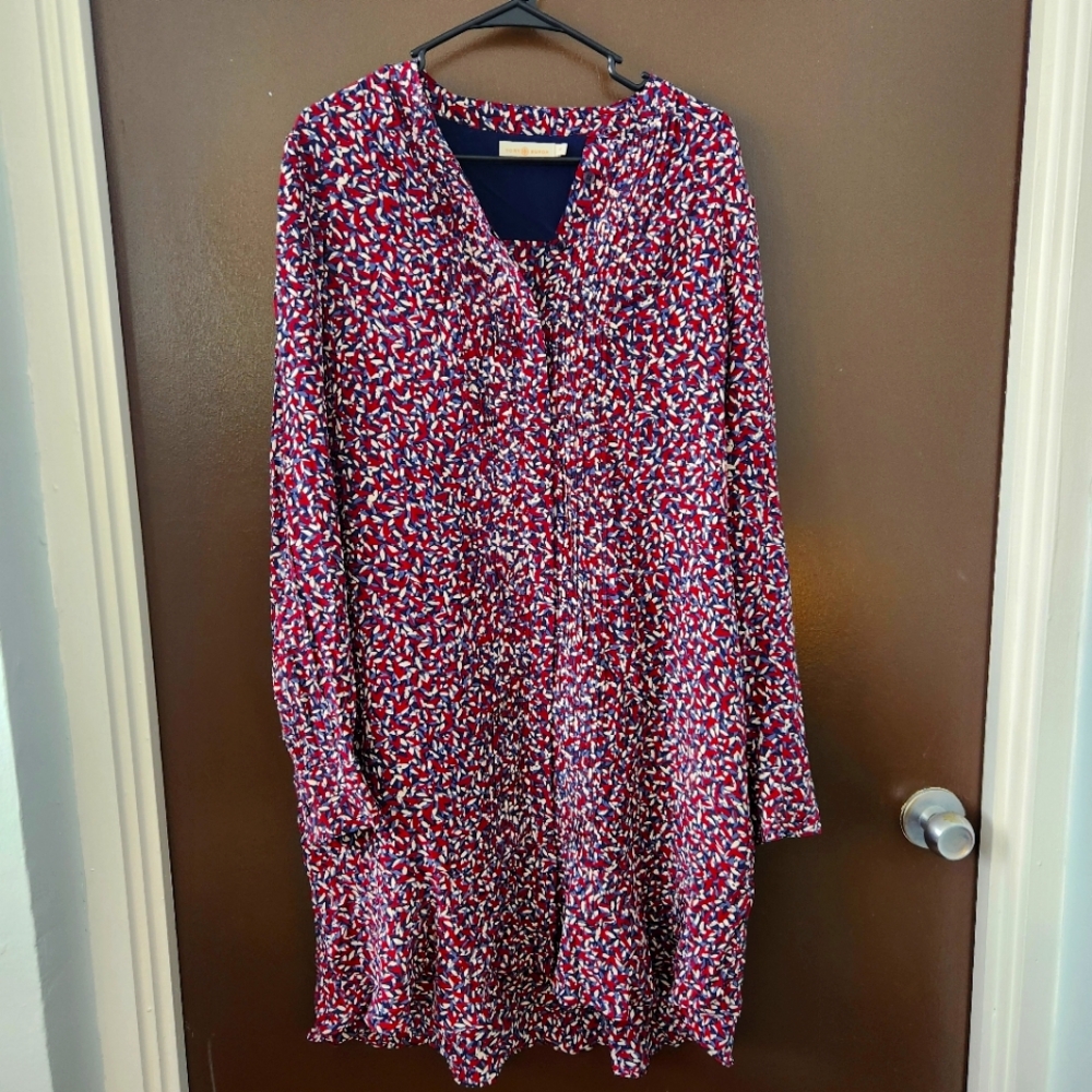 Tory Burch Dress 100% Silk Size 12